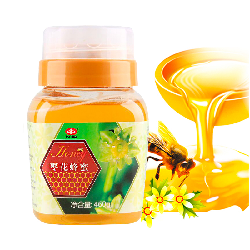 以岭(YiLing) 枣花蜂蜜 460g 蜂蜜 枣花蜜 滋补蜂蜜 蜂产品 蜂蜜柚子茶 蜂蜜自营 罐装