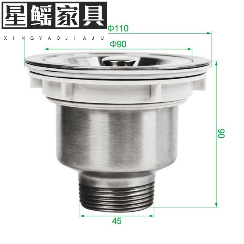 策士水槽下水器bp 168 单 双水提笼防臭防堵下水器下水管厨房洗菜盆下水配件 价格图片品牌报价 苏宁易购星鳐家具专营店