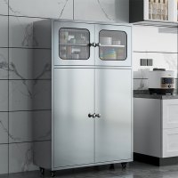 餐边置物柜不锈钢门1000宽201不锈钢