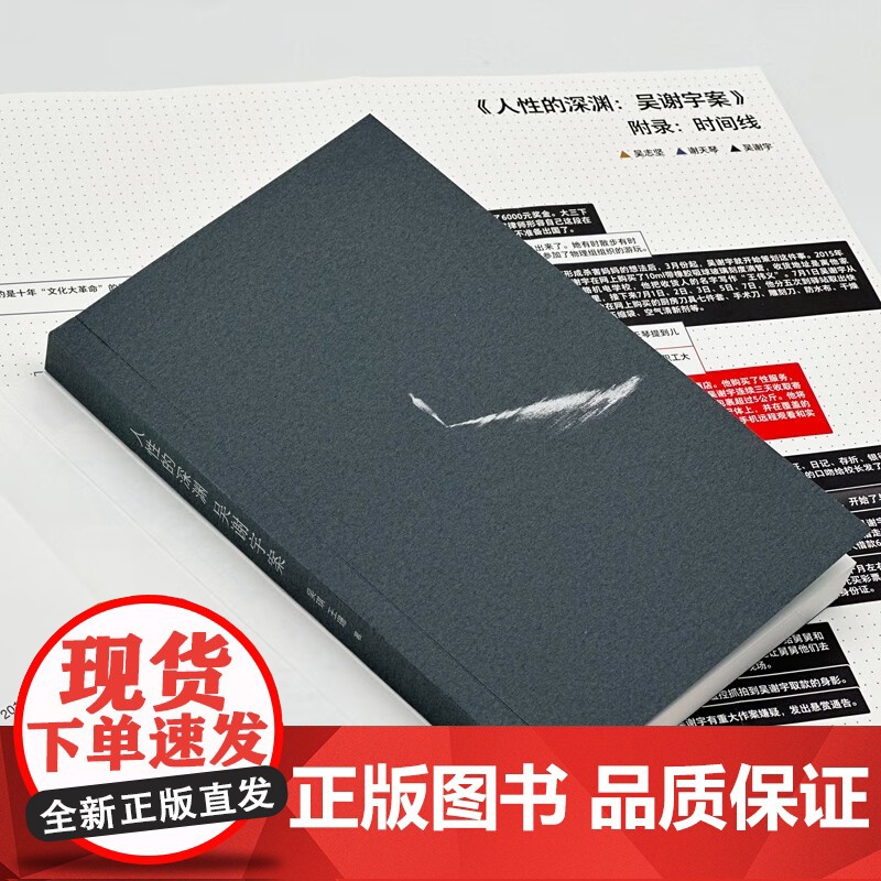 人性的深渊 吴谢宇案 吴琪 等 著 纪实文学 凝视黑暗而不被黑暗带走 中信书店高清大图