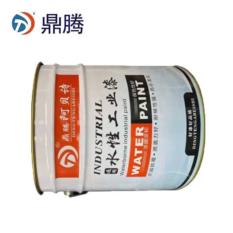 鼎腾 水性醇酸调和漆 大红色 3kg 桶图片