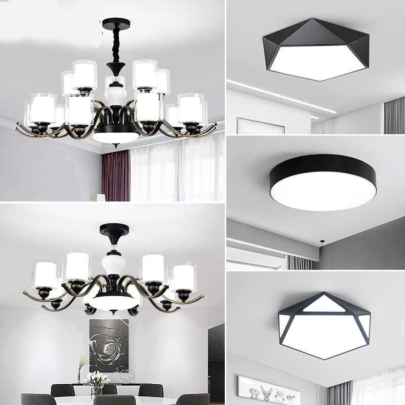 灯具套餐组合简约现代三室两厅全屋套装北欧客厅灯吊灯闪电客2019年