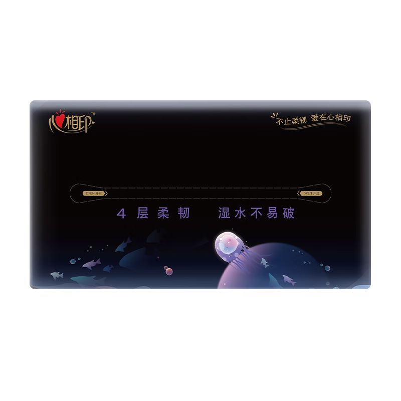心相印 品诺系列80抽18包四层塑装纸面巾 PDT5080