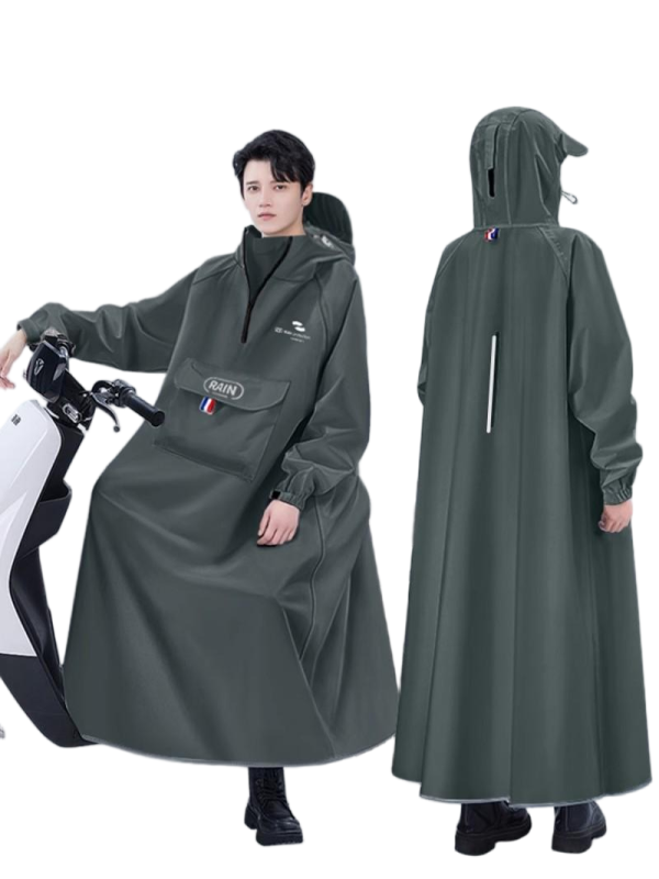 至桓牌 新款雨衣电动车男成人外穿全身加厚一件高清大图