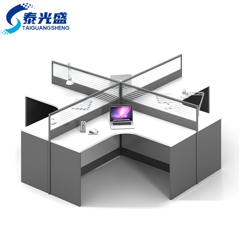 泰光盛职工办公桌十字张