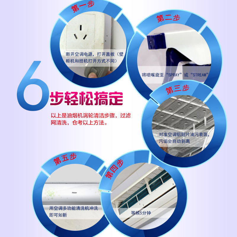帮客材配[清洗专用]苏宁帮客空调清洗除菌剂 250ml/瓶 25瓶/箱 190元/箱 免邮高清大图