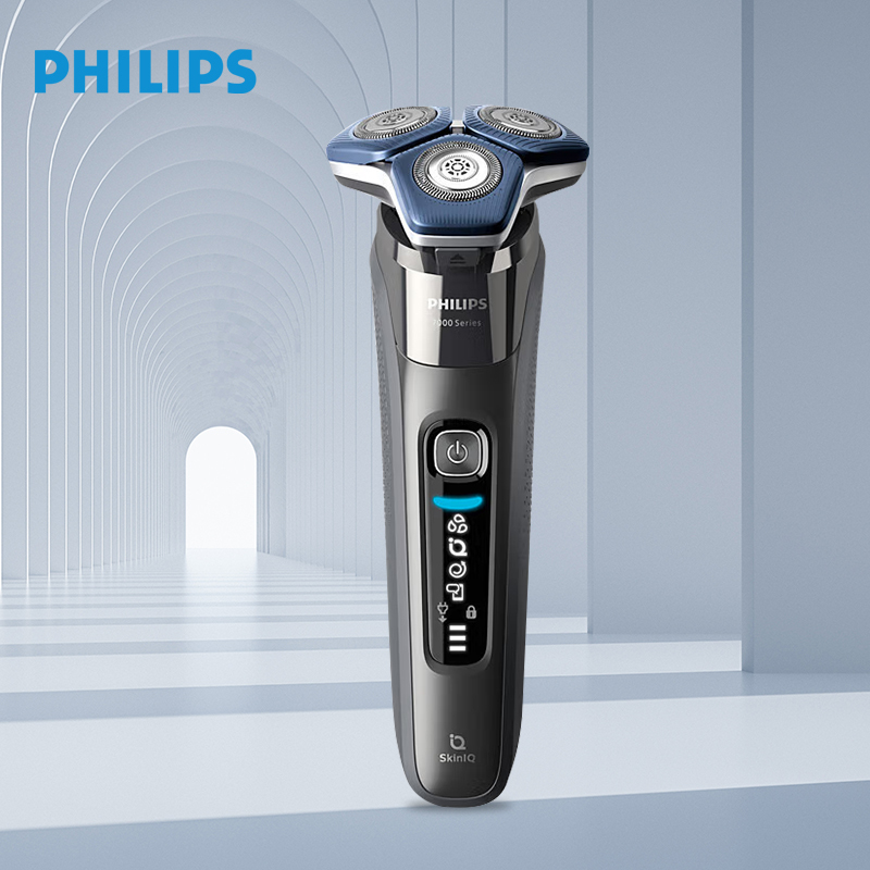 飞利浦(PHILIPS) 电动剃须刀全新7系蜂巢系列肌能感应智能刮胡刀送男友礼物肌能感应无线清洁 S7837/50