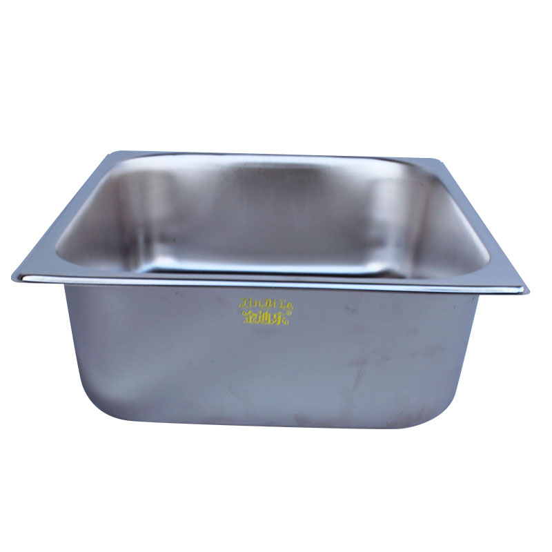 金迪乐不锈钢份数盘可定制分格可选53*32*6.5cmFSP1065D/套 32.5*26.5*10cm/个