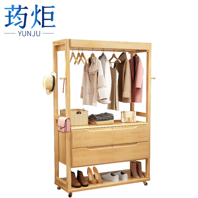 荺炬 挂衣架 原木60cm 个
