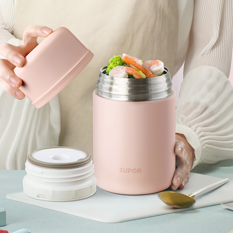 [补贴10%]焖烧杯女超长保温饭盒桶宝宝闷烧杯学生上班族保温汤壶桶罐高清大图