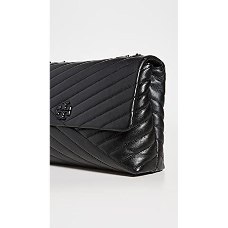 汤丽柏琦toryburch新款kirachevron时尚休闲小清新淑女风复古黑色格纹