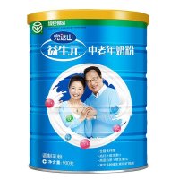 完达山益生元中老年奶粉900g克/罐装 含多种维生素及矿物质