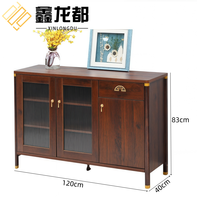 鑫龙都餐边柜茶水柜高清大图