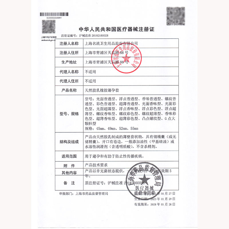 名流001避孕套20只超薄玻尿酸水润裸感免洗水溶性防脱正品安全套套男女用品成人情趣用品byt高清大图