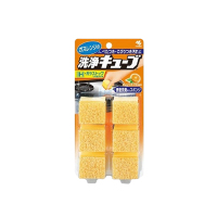 [日本直采]小林制药(KOBAYASHI) 海绵清洁块 百洁布/抹布/钢丝球/抹布(厨房用)黄色 6个装