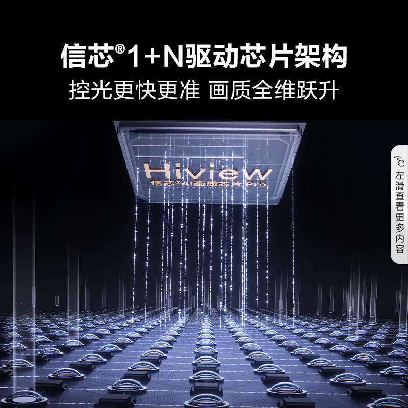海信电视 100E8N Pro 100英寸ULED X 2592分区Mini LED DeepSeek AI电视