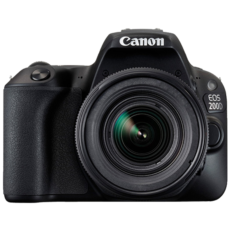 佳能(Canon) EOS 200D黑 (腾龙16-300mm)广角防抖镜头套装 小巧便携 WIFI 触摸翻转屏