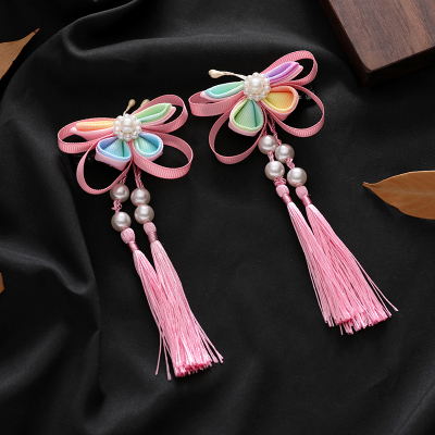 头饰古风汉服发饰儿童女童中国风宝宝流苏步摇发夹女饰品古装古代