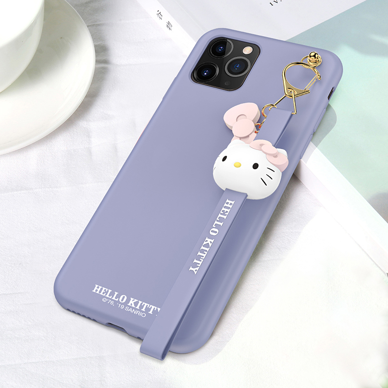 HelloKitty 苹果11PROMAX手机壳iPhone11液态硅胶保护套可爱卡通