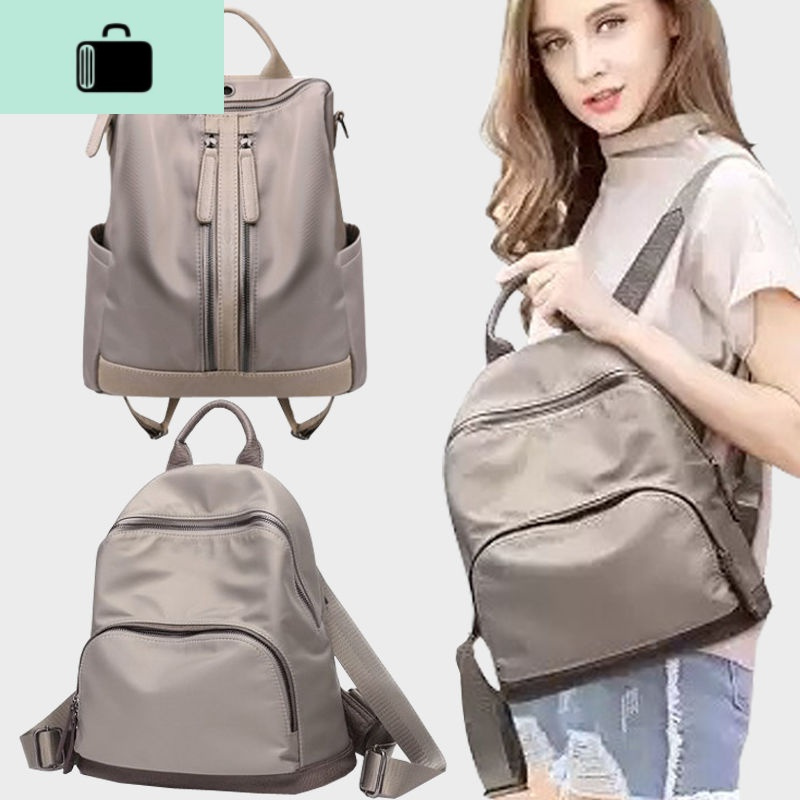 广州发货送手拿配牛津布双肩包女韩版新款妈咪休闲旅行背包NEW LAKE男士手拿包