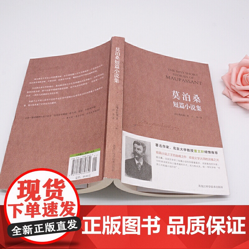 莫泊桑短篇小说集 一部生动诙谐的美国生活幽默百科全书世界短篇小说的典范 初中语文阅读世界名著中小学生课外阅读书高清大图