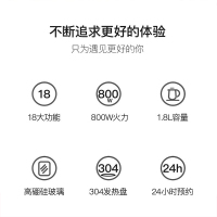 志高(CHIGO)养生壶ZG-X1861(白咖)不锈钢发热盘 6段保温 18大功能 煎药壶电水壶 紫色