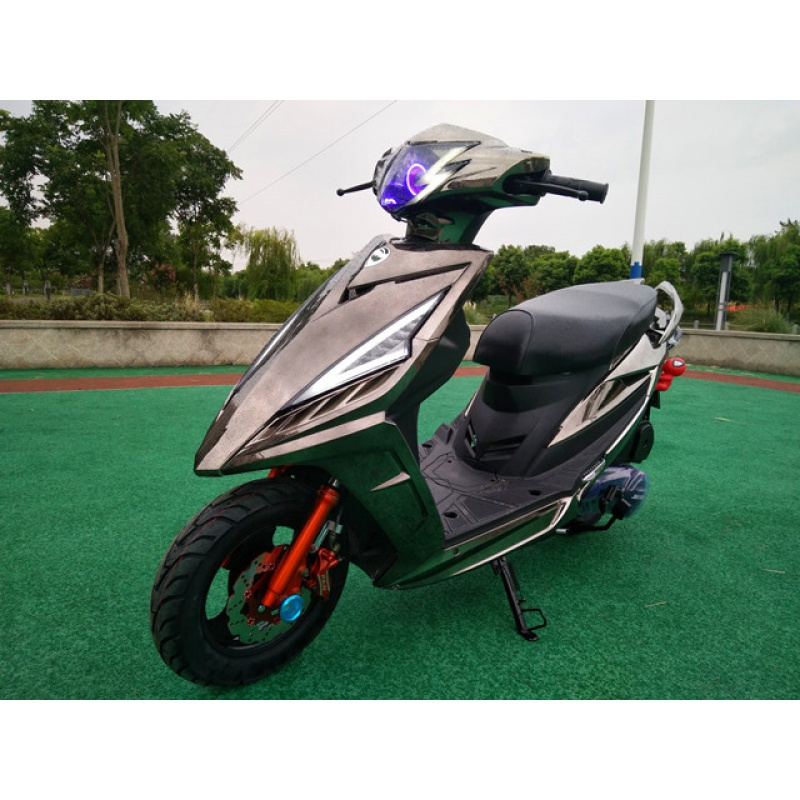 摩托车一三代战速迅鹰125cc燃油踏板车助力车150跑车其它颜色电镀黑