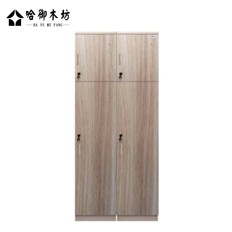 哈御木坊板式更衣柜两门四格400*1000*2000mm/个高清大图