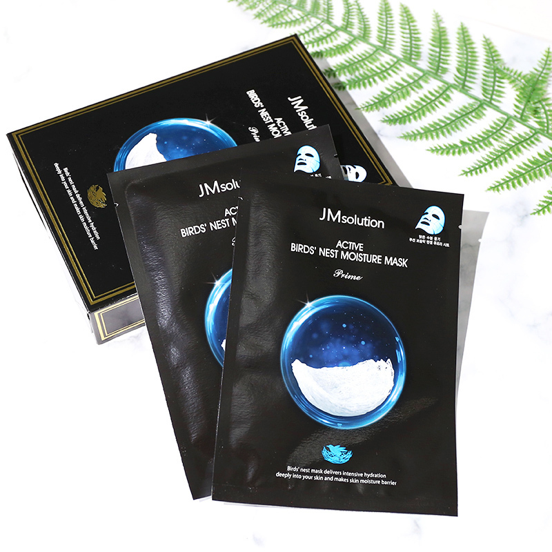 韩国原装 JM面膜 肌司研(JMsolution)面膜 燕窝营养面膜 10片/盒 保湿补水 弹力肌肤 男女通用高清大图