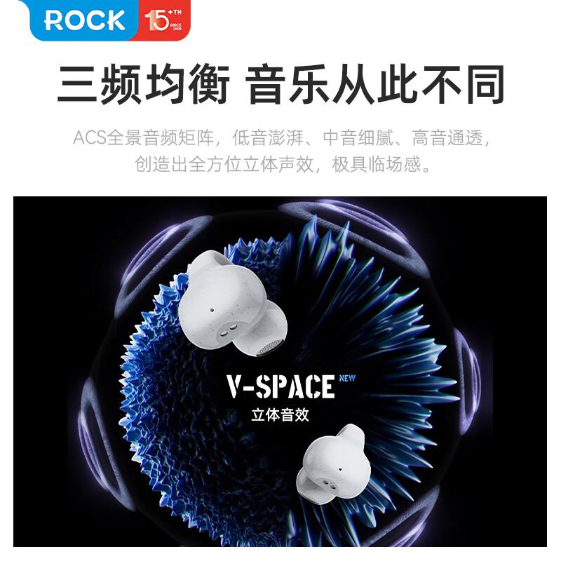 ROCK EB500耳夹无线蓝牙耳机RAU7590高清大图