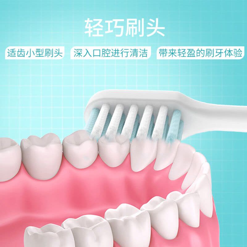 冷酸灵云感觉护龈牙刷 2支 双尖软毛灵巧刷头 深入清洁口腔污渍图片