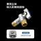 潜水艇球阀全铜球芯角阀马桶热水器暖气片壁挂炉大流量角阀三角阀加厚冷热水4分止热水器求水阀门开关
