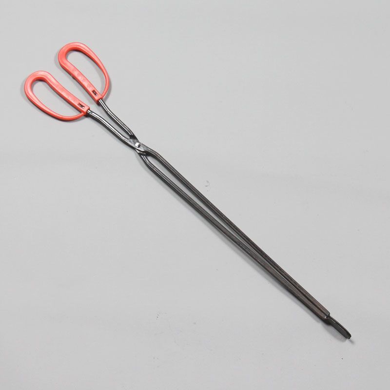 72cm皮套火钳黄鳝夹泥鳅钳鳝鱼钳不锈钢夹蛇控鱼器扁头火钳垃圾夹垃圾