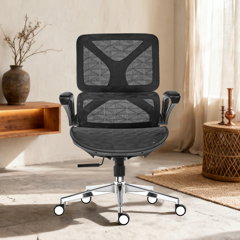 臻远 ZY-8945 办公椅人体工学椅转椅 黑框 单位:把高清大图