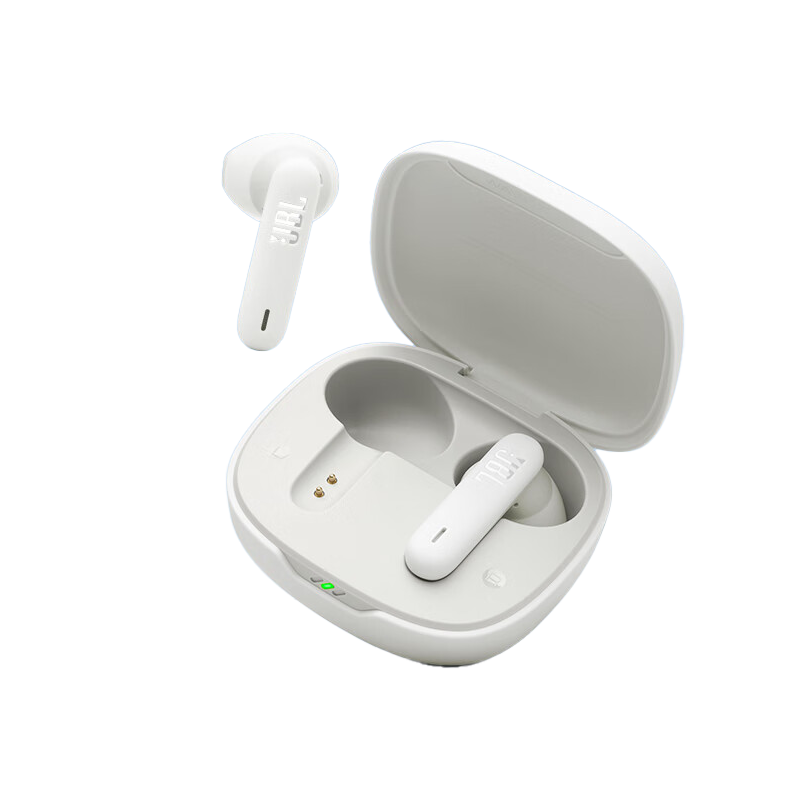 JBL WAVE FLEX 2 真无线蓝牙耳机 半入耳音乐耳机 通话降噪运动游戏带麦 通用 珍珠白耳机高清大图