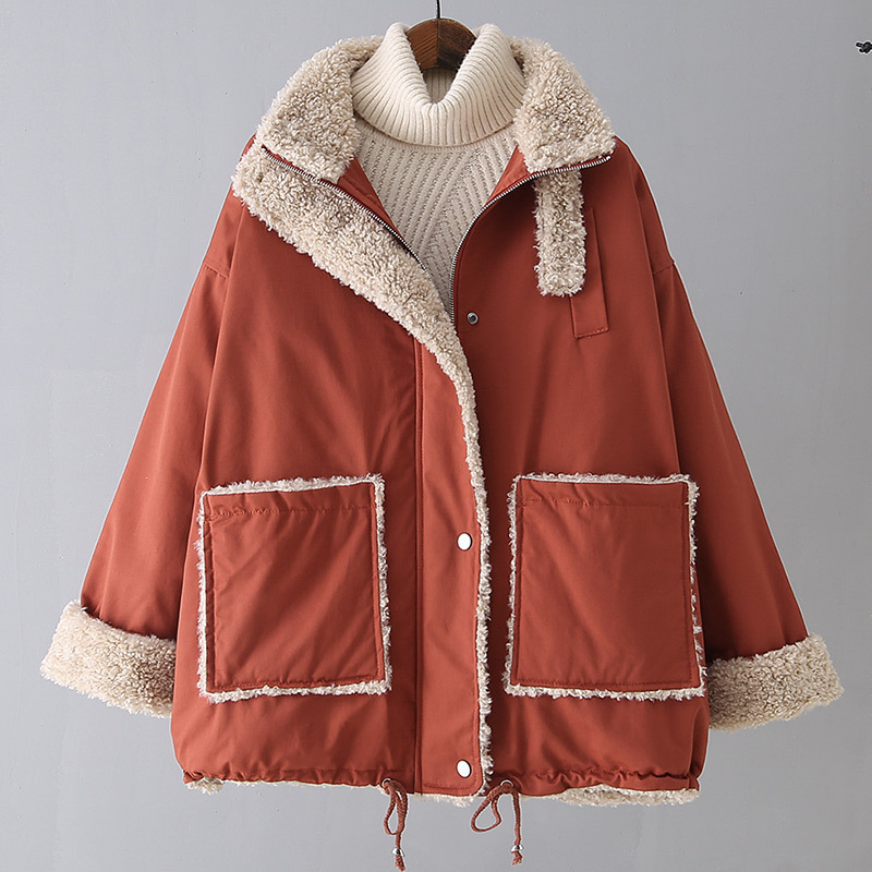 棉服女短款韩版宽松小个子棉袄2020年新款棉衣冬季加绒厚外套棉衣女