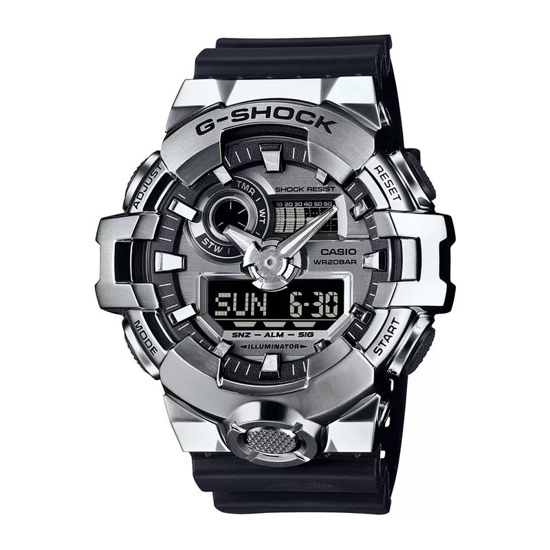 卡西欧(CASIO)男款石英手表534mm日本进口防水防震多功能运动休闲电子表
