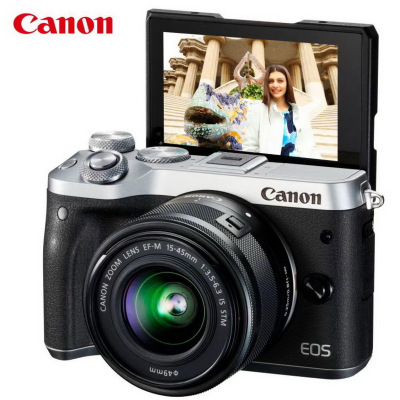 佳能(Canon) EOS M6(15-45微单镜头) 微单相机 数码相机 单位:台