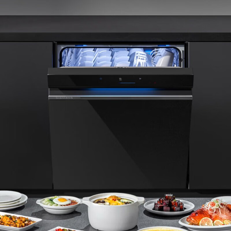 西门子SJ43XB33KC嵌入式洗碗机14套官方家用全自动一体智能除菌高清大图