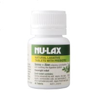 澳洲NU-Lax乐康膏天然有机果蔬膳食纤维排毒养颜润肠通宿便 便秘通便清肠排毒 乐康片 40片/瓶