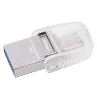 金士顿(Kingston)32GB U盘 DTDUO3C 手机电脑两用优盘USB3.1与Type-C双接口白色