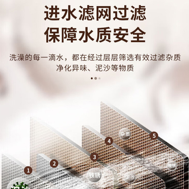 容声(RONGSHENG)燃气热水器 智能恒温三档变升分段燃烧多重安全防护JSQ34-18 JL5高清大图