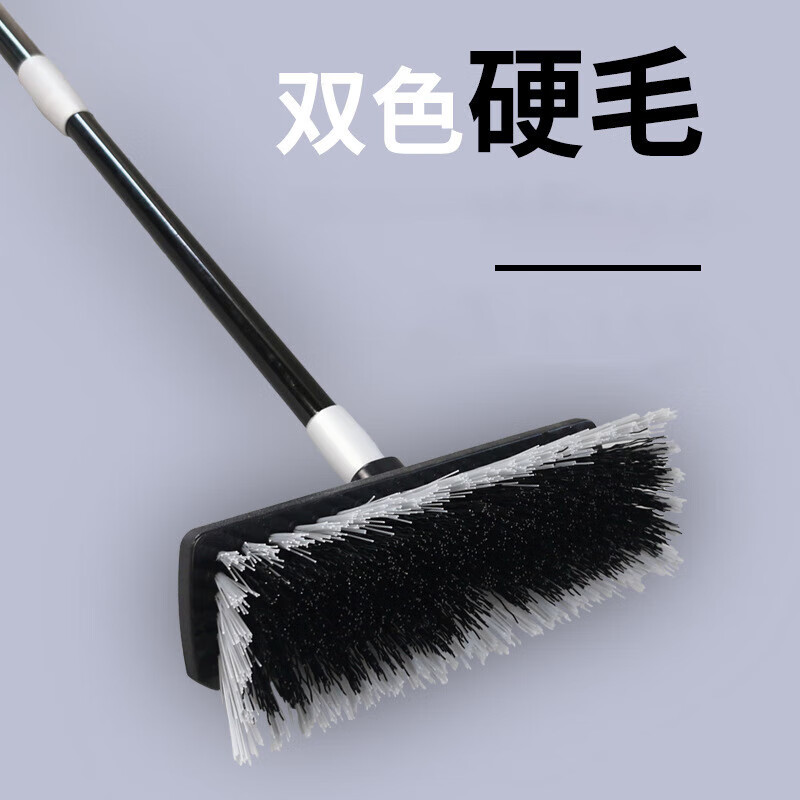 科力邦(Kelibang)地刷 多功能长木柄地刷 卫生间洗地刷子黑色硬毛洗地刷子 KB1137 1把高清大图