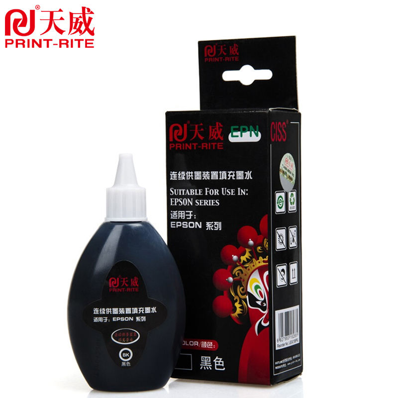 天威100ML连供黑色墨水