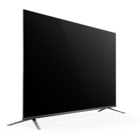 TCL 75T6 75英寸电视 4K超高清 HDR 全面屏 全场景AI 超薄 智能 液晶 平板 电视（黑色）75t6
