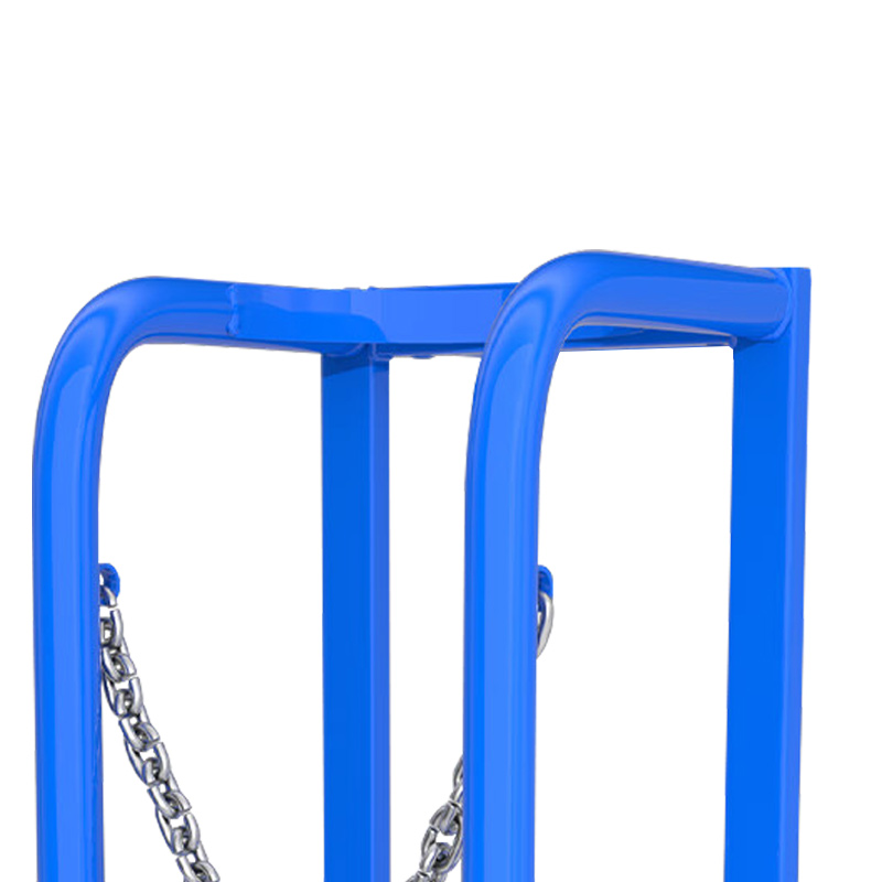 臻远ZY-J33氧气瓶固定架氮气罐氩气存放架 120L三瓶架高清大图