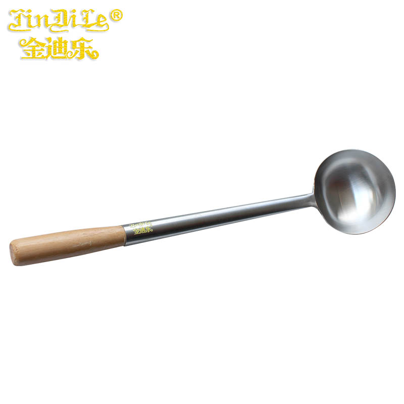 金迪乐不锈钢锅铲大铲厨师铲子大锅铲高清大图