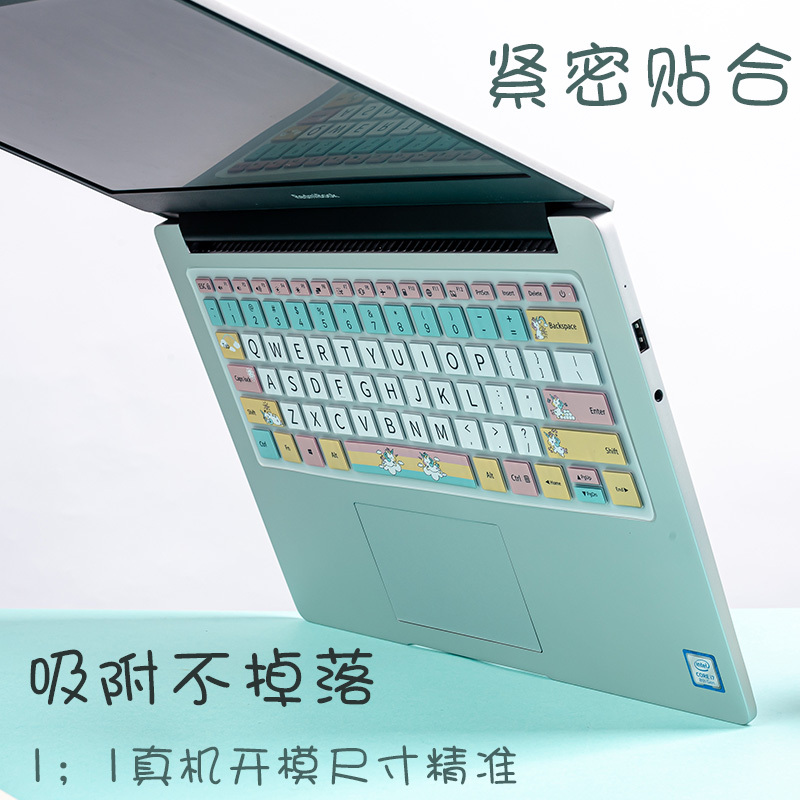华为matebook14键盘膜13电脑键盘贴纸d14按键贴荣耀magicbook14|A1-001【猫爪】请留言具体型号