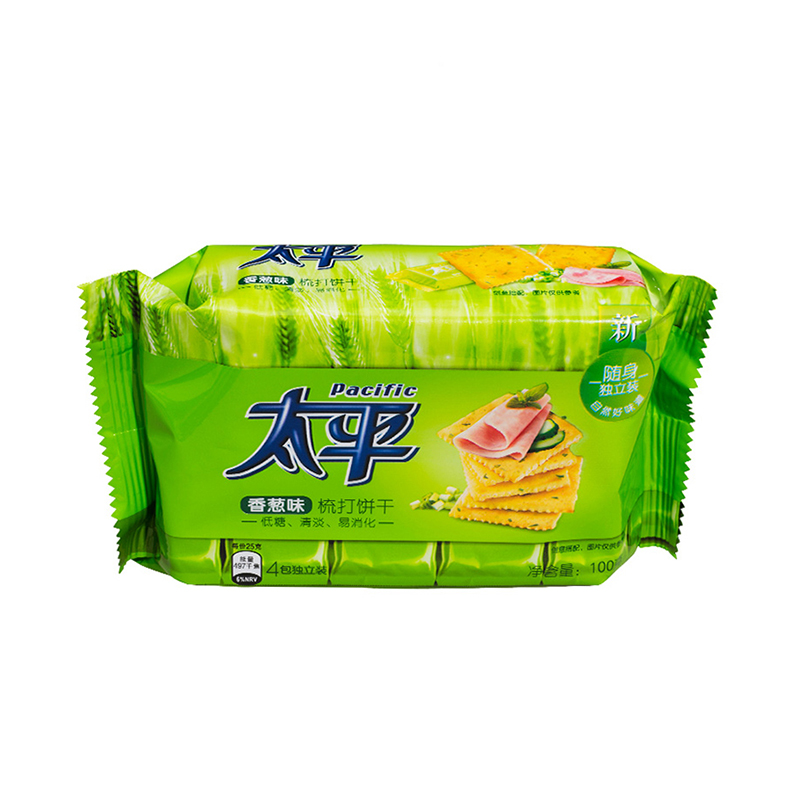 太平 梳打饼干 香葱口味100g(新旧包装随机发货)