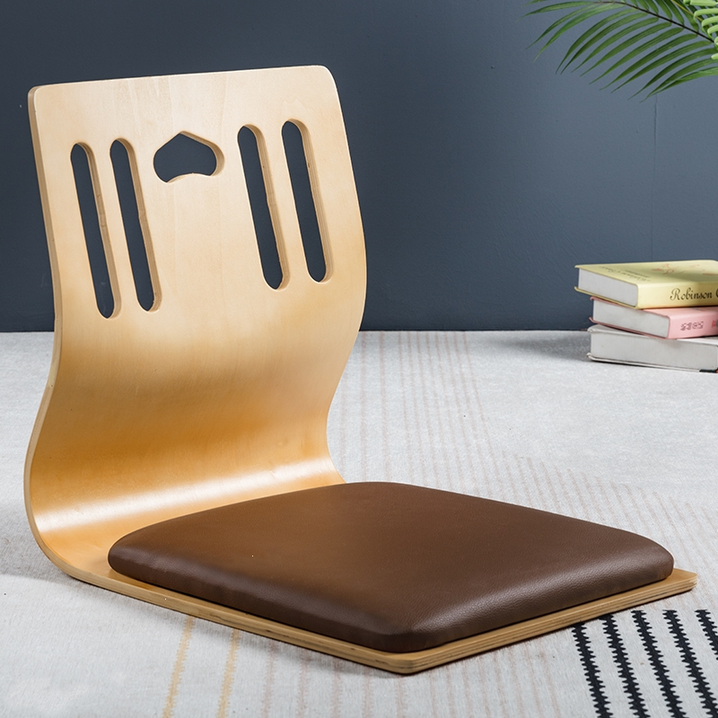 榻榻米椅子床上座椅宿舍懒人椅无腿椅凳日韩靠背椅迪玛森坐垫飘窗和室